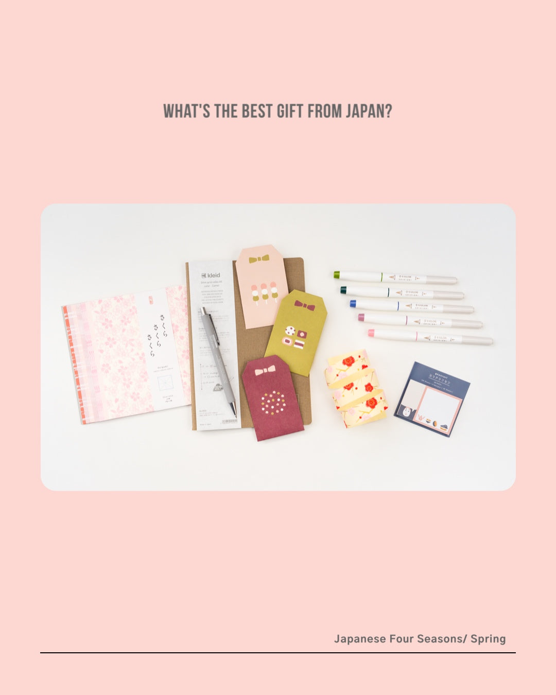 Stationary Set/ Japanese Four Seasons